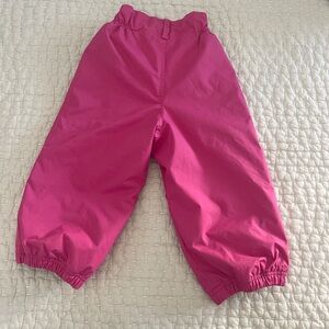 REI pink snow pants size 2T